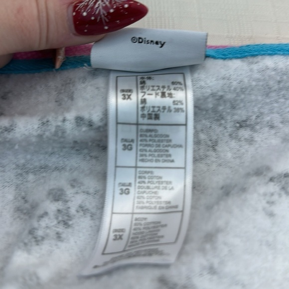 Disney Parks Retro Comic Book Graphic Print Full Zip Hoodie Sz 3X - Picture 8 of 8